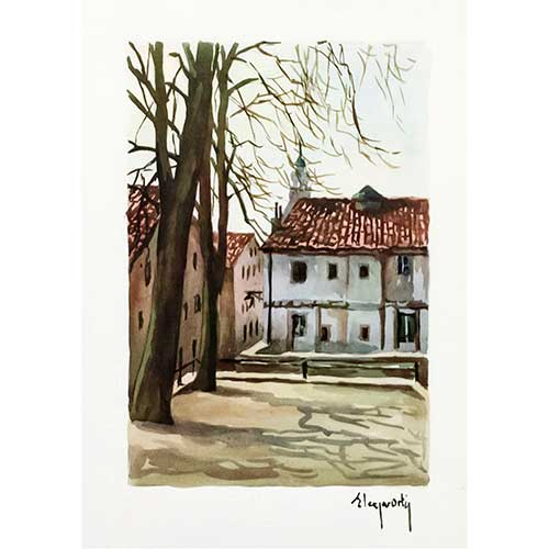 Sub.:39 - Lote: 14 - ELEAZAR ORTIZ (Vitoria, s. XX) Vista desde Montehermoso