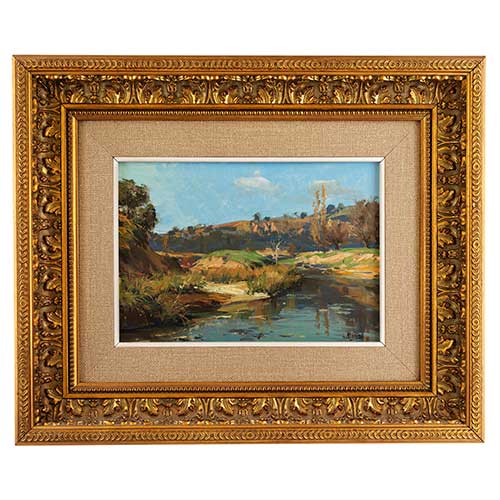 Sub.:39 - Lote: 57 - ANTONIO MEDINA (Madrid, 1944) Ribera del Manzanares