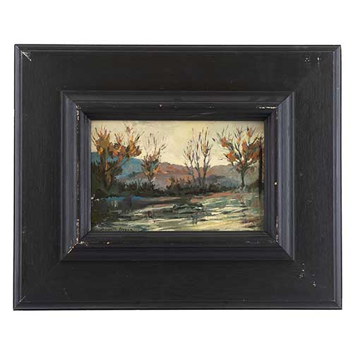 Sub.:39 - Lote: 58 - ESCUELA ESPA�OLA S. XX Paisaje