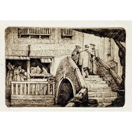 Sub.:39 - Lote: 17 - MARIANO FORTUNY Y MADRAZO (Granada,1871- Venecia,1949) La otra muerte en Venecia