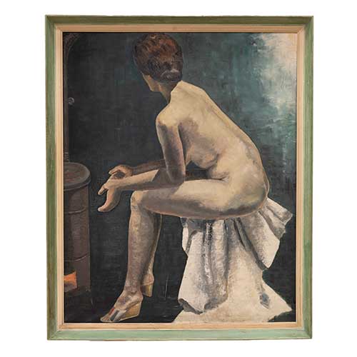 Sub.:39 - Lote: 114 - ESCUELA ESPA�OLA, S. XX Salida del ba�o