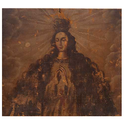 Sub.:39 - Lote: 168 - ESCUELA NAVARRA, S. XVIII Inmaculada