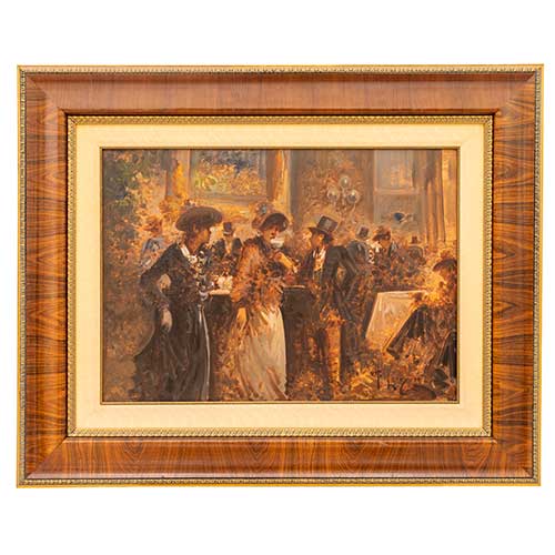 Sub.:39 - Lote: 85 - ANTONIO PECORARO (1938) Cafe de Par�s