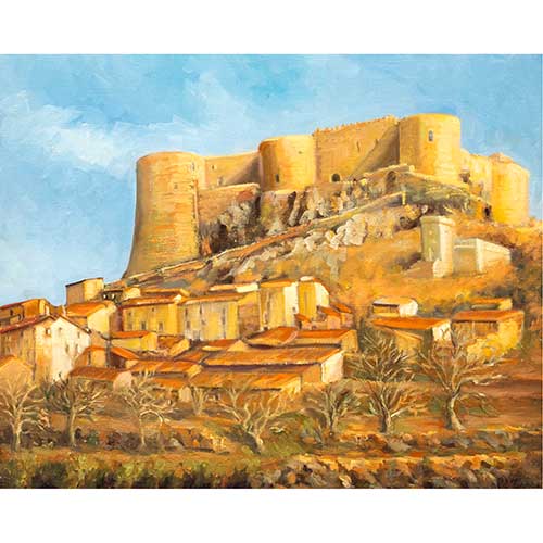 Sub.:39 - Lote: 71 - MARIA PILAR TENA Vista de castillo