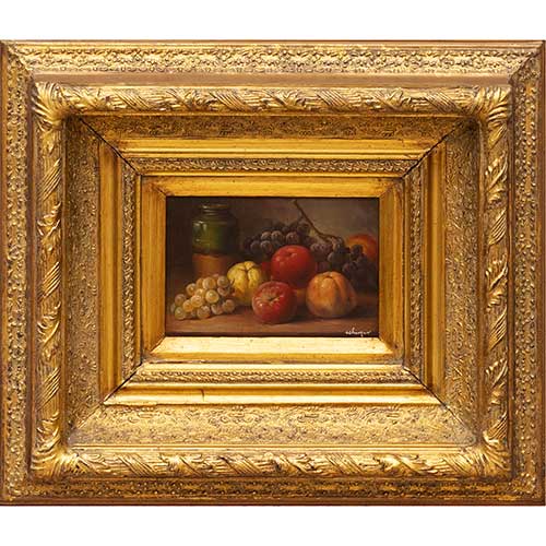 Sub.:39 - Lote: 82 - ESCUELA EUROPEA S. XX Pareja de bodegones de frutas