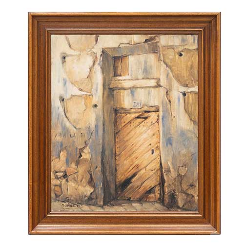 Sub.:39 - Lote: 189 - MAR�A �NGELES CA�ADA (Oliete, Teruel, 1951) Puerta