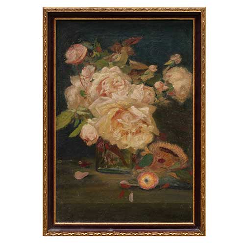 Sub.:39 - Lote: 122 - ESCUELA ESPA�OLA, S.XIX Florero