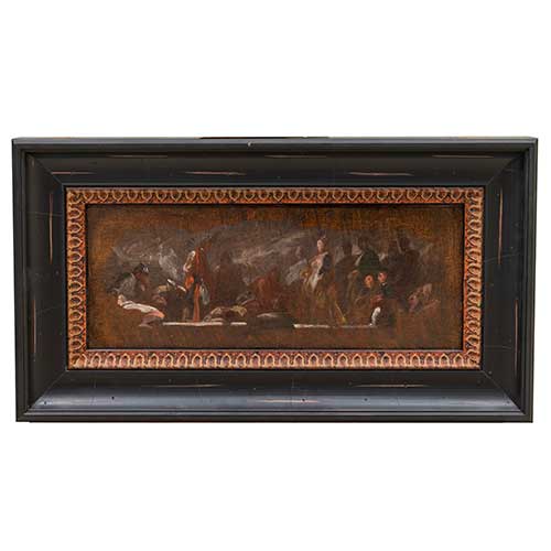 Sub.:39 - Lote: 155 - ESCUELA ITALIANA S. XVIII David cortando la cabeza de Goliat