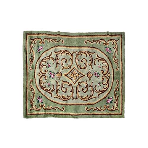 Sub.:39 - Lote: 297 -  Alfombra en nudo espa�ol con roleos y flores