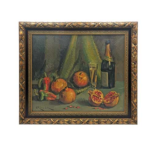 Sub.:39 - Lote: 83 - VICENTE RINC�N GARRIDO (Fuentes de Ebro, 1892- Barcelona, 1958) Bodeg�n de granadas