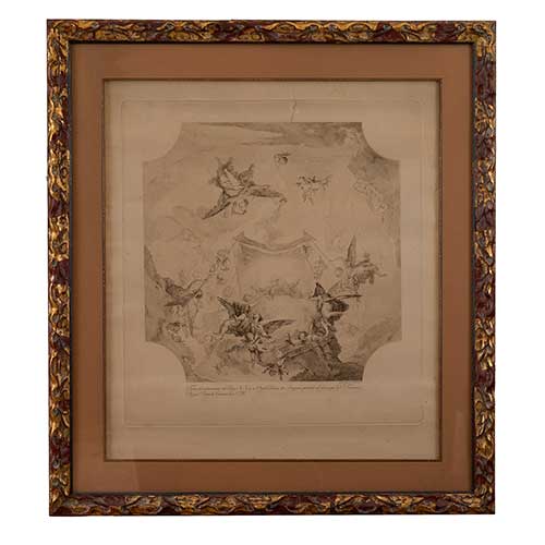 Sub.:39 - Lote: 16 -  Techo del anteoratorio del rey