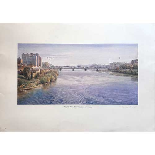 Sub.:39 - Lote: 49 - IGNACIO MAYAYO (1953) Puentes