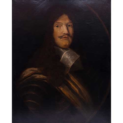 Sub.:39 - Lote: 195 - ESCUELA FRANCESA S. XVIII Retrato caballero