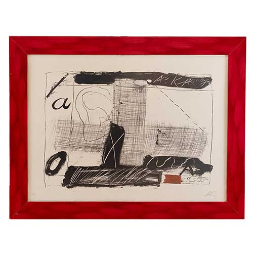 Sub.:39 - Lote: 191 - ANTONI TAPIES (Barcelona,1923-2012) Llambrec material II
