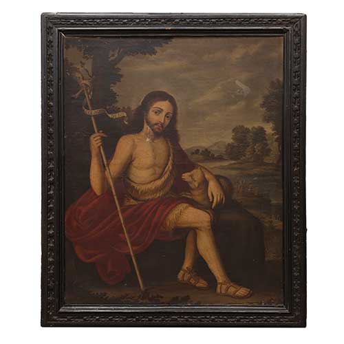 Sub.:39 - Lote: 200 -  San Juan Bautista en el desierto