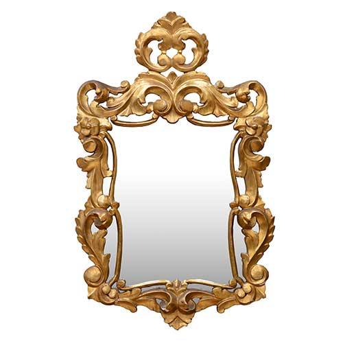 Sub.:39 - Lote: 266 -  Cornucopia en madera tallada y dorada.