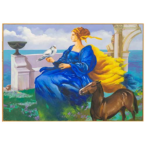 Sub.:39 - Lote: 161 - NATALIO BAYO (�pila, Zaragoza, 1945) El mar de caballos