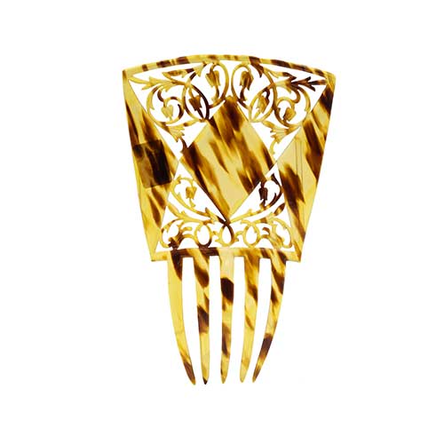 Sub.:39 - Lote: 234 -  Dos peinetas en carey antiguas