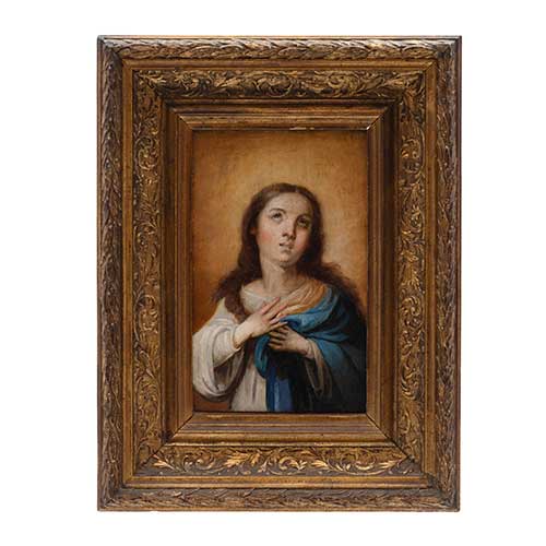 Sub.:39 - Lote: 199 - ESCUELA ESPA�OLA, S. XIX Inmaculada