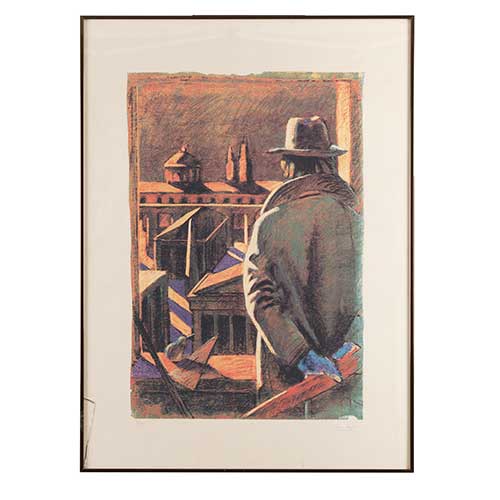 Sub.:39 - Lote: 26 - JORGE GAY MOLINS (Zaragoza, 1950) Litografa numerada 7/160 y firmada, enmarcada