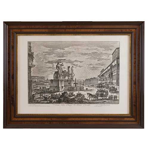 Sub.:39 - Lote: 50 -  Vista de la Plaza de Monte Cavallo