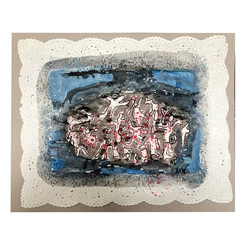 Sub.:39 - Lote: 11 - ANTONIO FERNNDEZ MOLINA (Ciudad Real, 1929 - Zaragoza, 2005) Sin ttulo