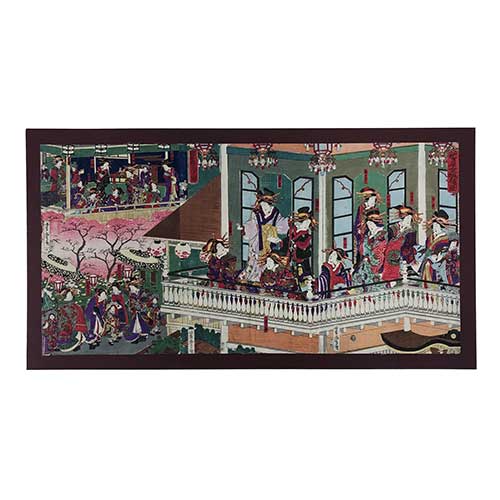 Sub.:39 - Lote: 210 - ESCUELA JAPONESA S.XIX Escena de Oir�n