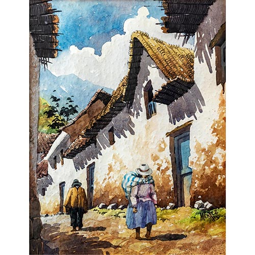 Sub.:4-On - Lote: 213 -  Pueblo sudamericano.