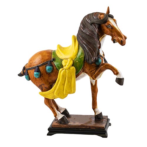 Sub.:4-On - Lote: 303 -  Caballo en cer�mica vidriada. Con desperfectos.