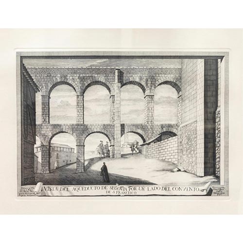 Sub.:4-On - Lote: 270 - ESCUELA ESPA�OLA Vista del acueducto de Segovia