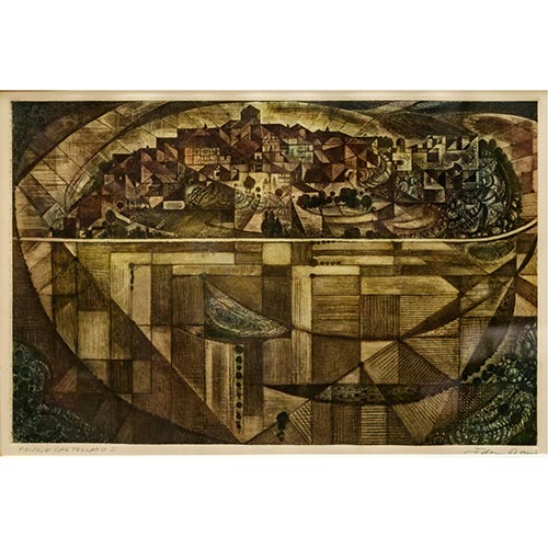 Sub.:4-On - Lote: 282 - JES�S FERNANDEZ BARRIO (1921-2005) Paisaje castellano II