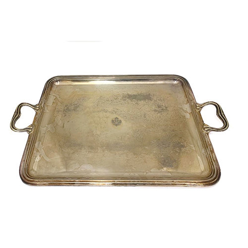 1 Bandeja Vintage Rústica Para Servir Comida, Tabla De Madera Para Anidar  Con Asas Metálicas, Elegantes Bandejas Para Servir Decoración Estilo Casa  De Campo, Moda de Mujer