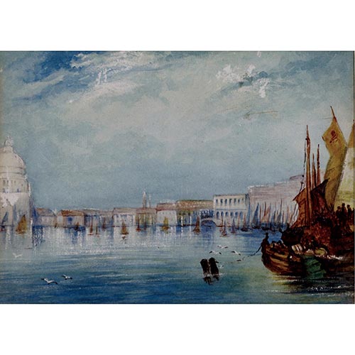 Sub.:4-On - Lote: 258 - ESCUELA ITALIANA, S. XX Veduta de Venecia