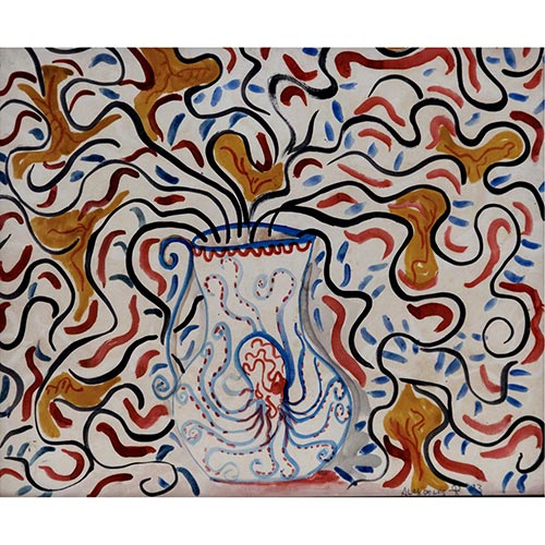 Sub.:4-On - Lote: 245 -  Jarr�n de flores