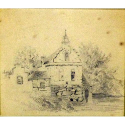 Sub.:4-On - Lote: 236 - ESCUELA ESPA�OLA, S. XX Iglesia junto al r�o