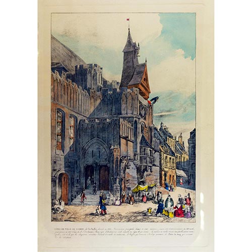 Sub.:4-On - Lote: 293 - ESCUELA FRANCESA S. XX Vista de Ville Saint Omer