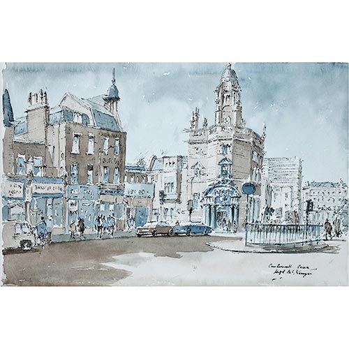 Sub.:4-On - Lote: 253 - ESCUELA INGLESA, S. XX Vista de Londres