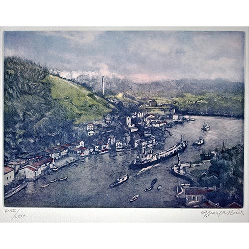 Sub.:4-On - Lote: 297 - GUILLERMO VARGAS RUIZ (Bollullos de la Mitaci�n, Sevilla, 1910 - Madrid, 1990) R�a