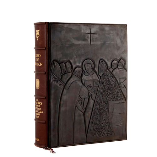 Sub.:4 - Lote: 1415 -  Libro de Arag�n. Bronce de Pablo Serrano