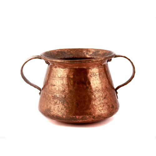 Sub.:4 - Lote: 1296 -  Dos calderos de dos asas en cobre