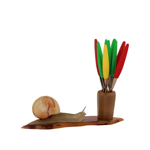 Sub.:4 - Lote: 1359 -  Cubiertos para caracoles.