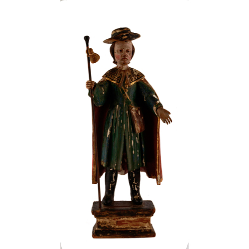 Sub.:4 - Lote: 1452 - ESCUELA COLONIAL s. XVIII Santiago Peregrino