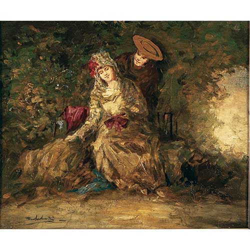 Sub.:40 - Lote: 64 -  Pareja en el parque