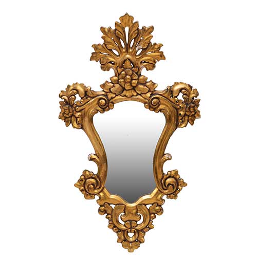 Sub.:40 - Lote: 209 -  Espejo en madera tallada y dorada