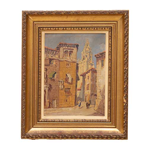 Sub.:40 - Lote: 24 - JES�S APELL�NIZ (Vitoria 1898-1969) Vista de Haro