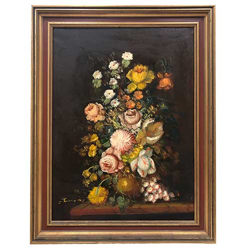 Sub.:40 - Lote: 92 -  Jarr�n con flores