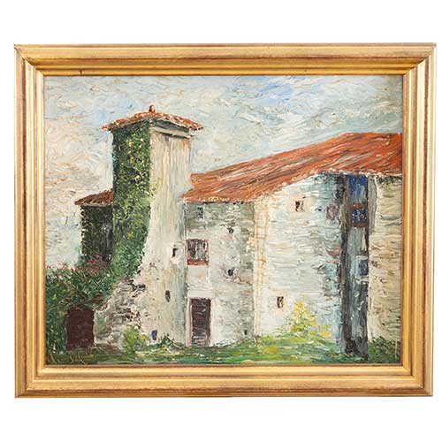 Sub.:40 - Lote: 72 - ESCUELA ESPA�OLA, S. XX Casas