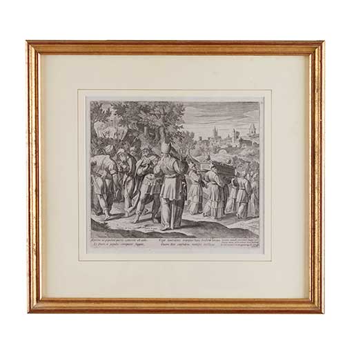 Sub.:40 - Lote: 35 -  Escena del G�nesis y El libro de los Reyes