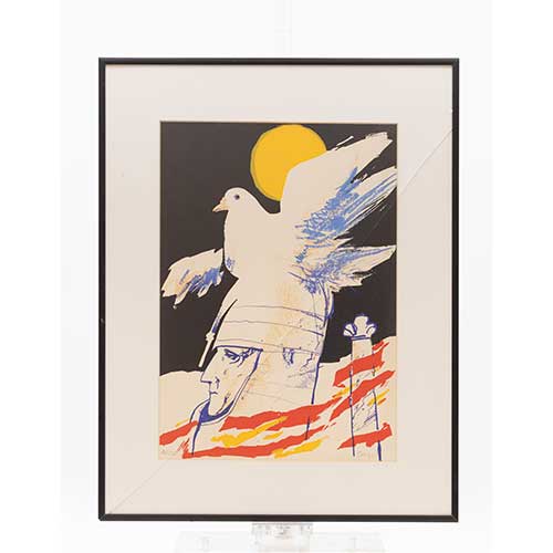 Sub.:40 - Lote: 16 - NATALIO BAYO (�pila, Zaragoza, 1945) Litograf�a de Bayo firmada y numerada a l�piz 10/250