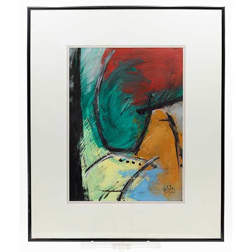 Sub.:40 - Lote: 18 - NACHO TOLEDO Zaragoza 1946 Acr�lico sobre papel firmado y fechado 1999